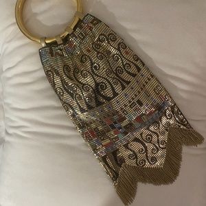 Whiting & Davis Metal Mesh Vienna Bracelet bag